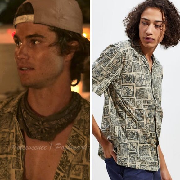 Urban Outfitters Other - Urban Outfitters Printed Breezy Short Sleeve Shirt ASO John B Outer Banks